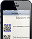 Thumbnail of an iPhone 5 showing QuiRksheets scanning a QR code.