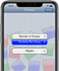 A thumbnail of an iPhone displaying a screen from RandoMeister where groups are created.
