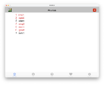 A thumbnail of the Mac OS Wordlish app showing the filtered word list.